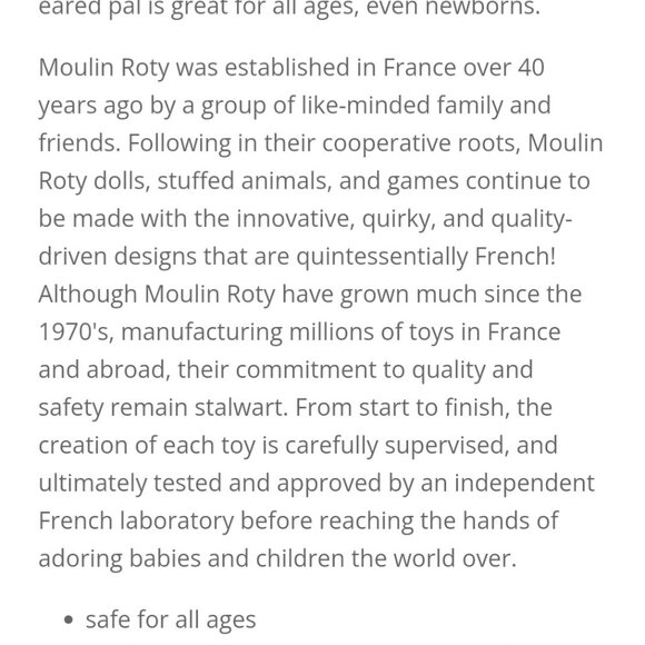 Moulin Roty Elephant---Made in France - Picture 4 of 4